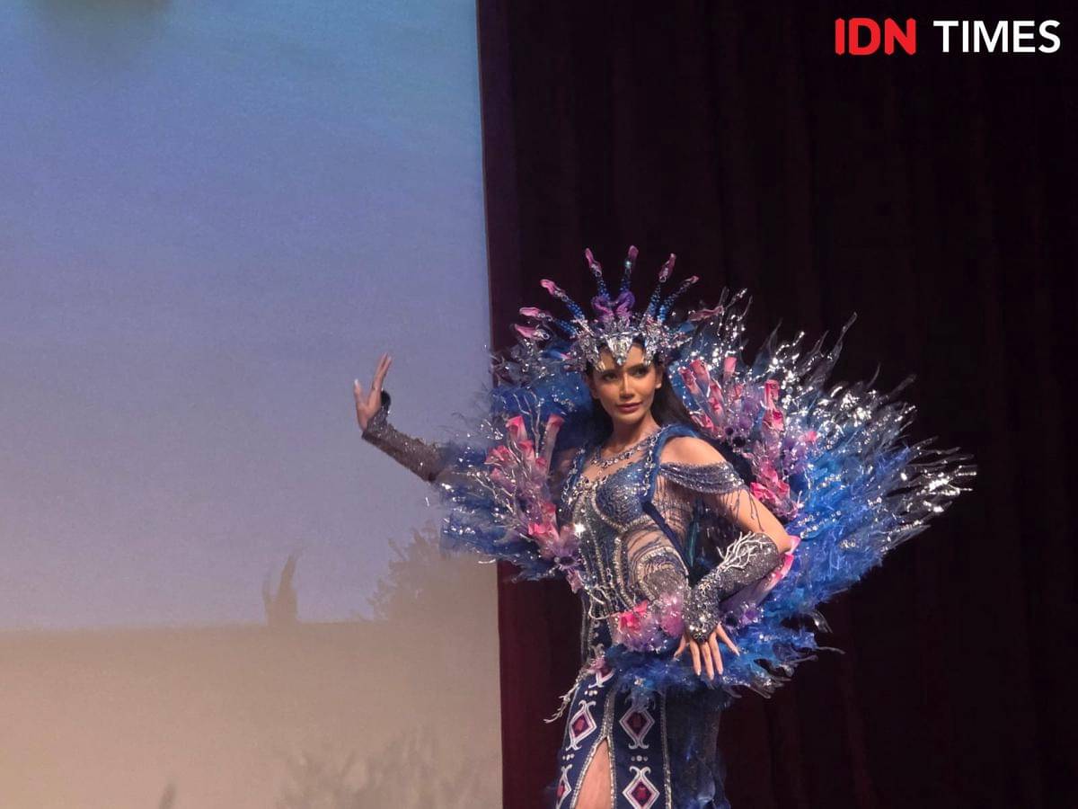 Press Conference Melliza Xaviera Putri, Miss International Indonesia 2025 di Ice Palace, Lotte Mall Jakarta. 5 November 2025