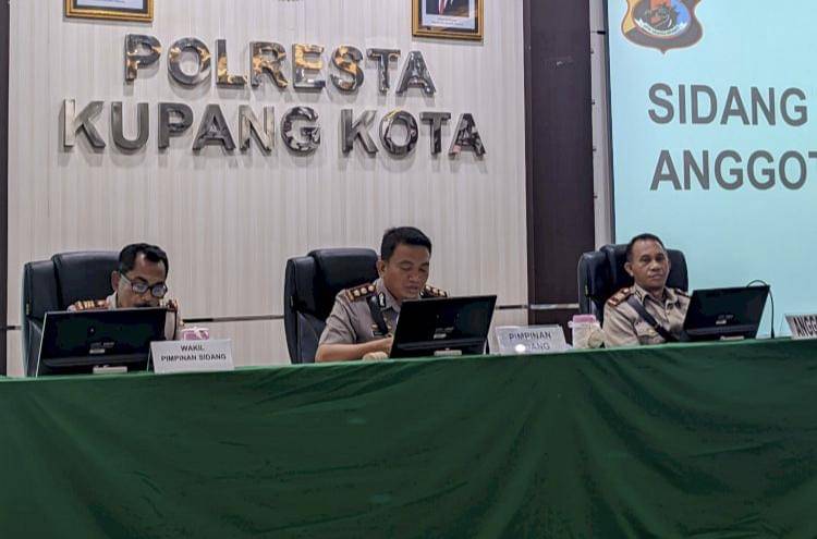 Sidang disiplin Polri.