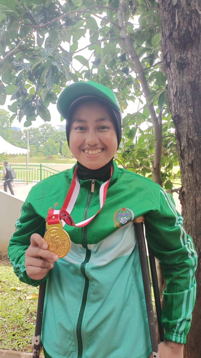 Adelia Novianti meraih emas perdana Sumut di Peparpenas 2025 (dok.istimewa)