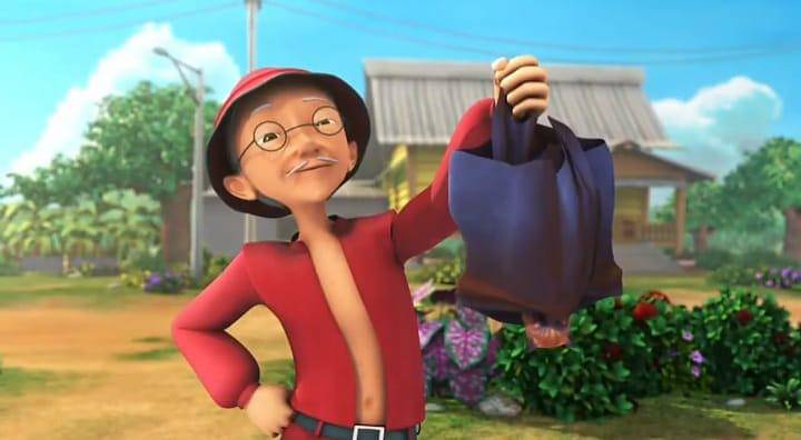 cuplikan Upin & Ipin episode "Siang Tidur Malam Berjaga"