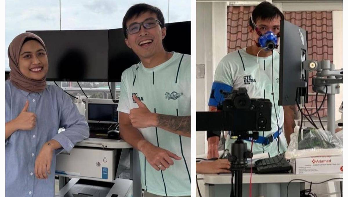 potret dr. Tirta lakukan CPET agar tahu performa tubuh saat olahraga