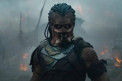 adegan dalam film Predator: Badlands.