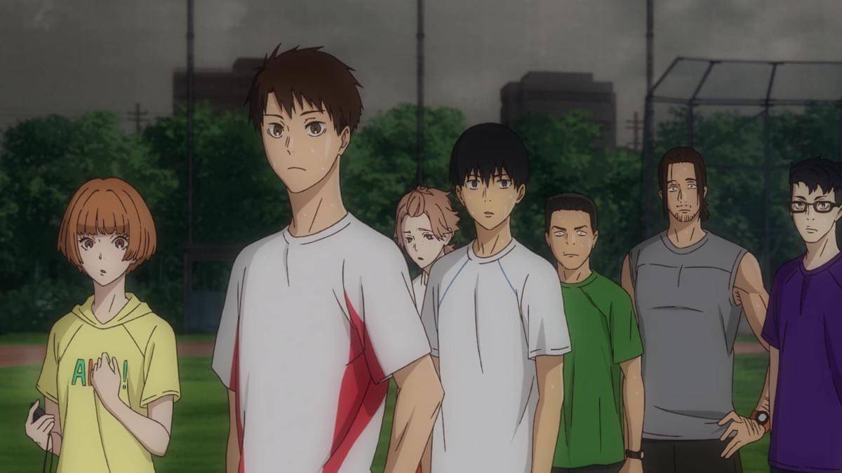 Scene dalam anime Run With the Wind