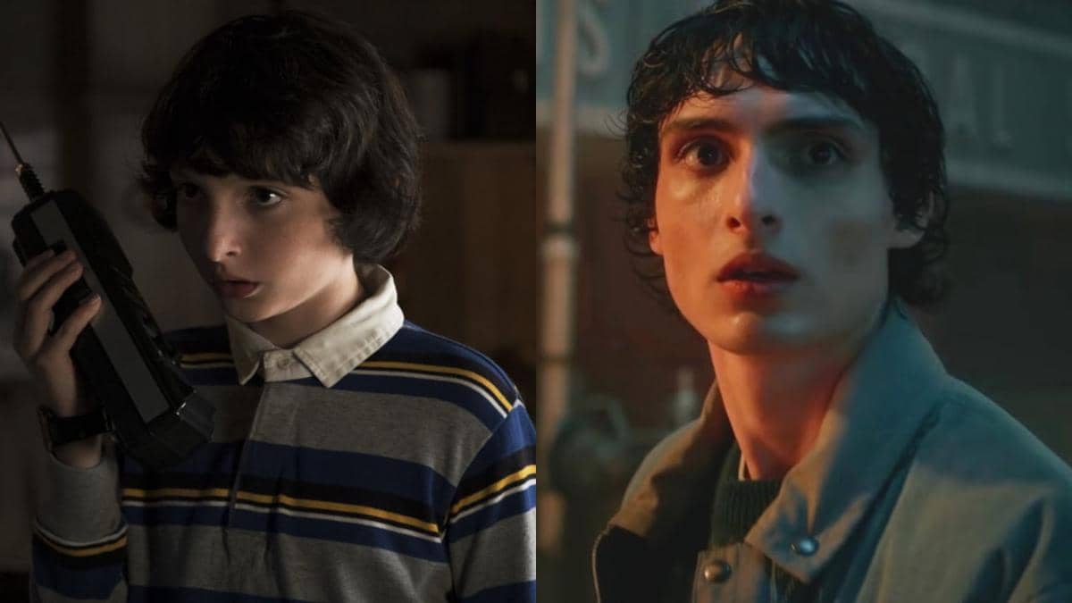 Mike Wheeler dalam Stranger Things Season 1 (kiri) vs. Season 5 (kanan).