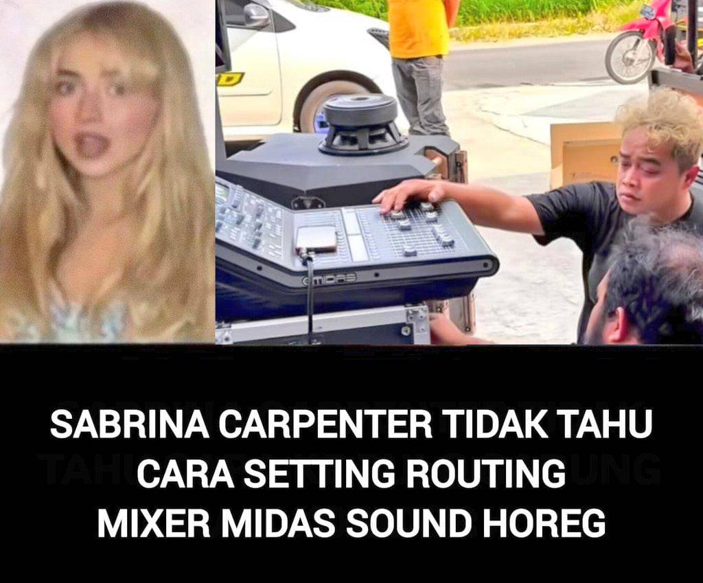 meme Sabrina Carpenter tidak tahu