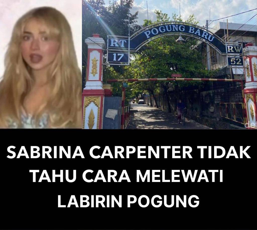 meme Sabrina Carpenter tidak tahu