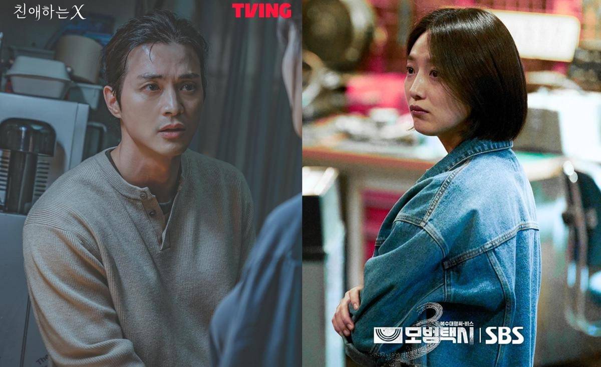 Kim Ji Hoon di drama Dear X dan Pyo Ye Jin di drama Taxi Driver 3