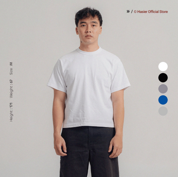 HASIER Heavyweight Oversized Boxy Core T-Shirt