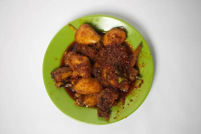 ilustrasi ayam kecap pedas manis