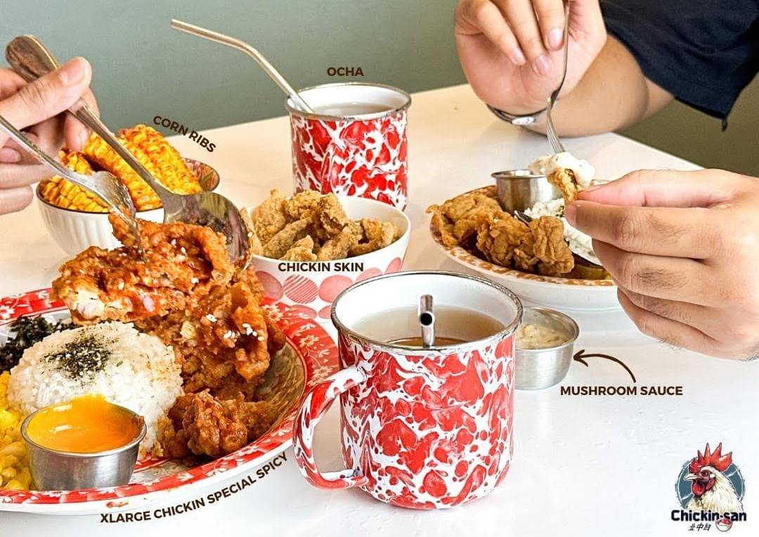 menu makanan di Chickin San