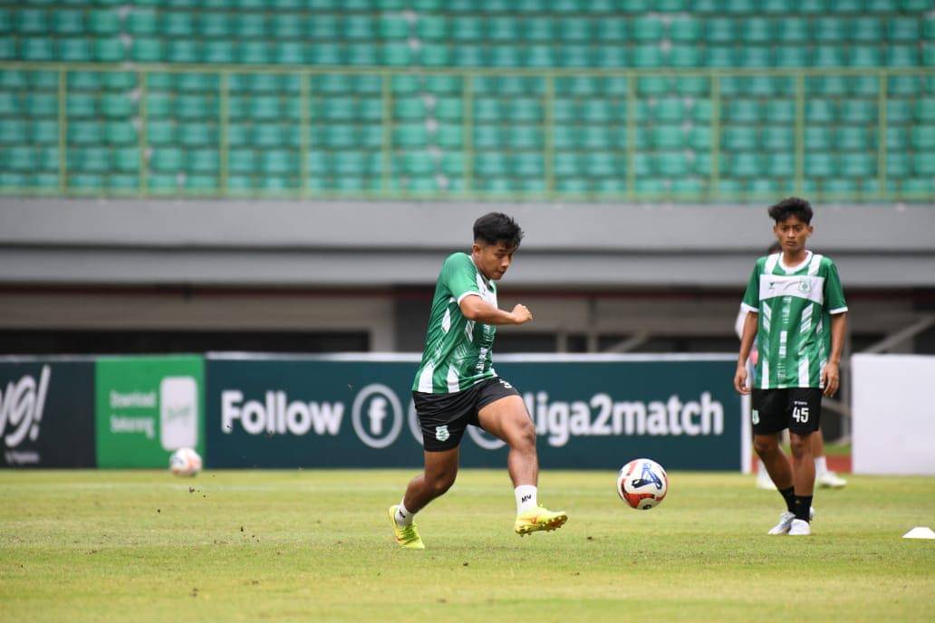 PSMS berlatih jelang laga kontra FC Bekasi City di Stadion Patriot Chanddrabaga Bekasi (dok.PSMS)