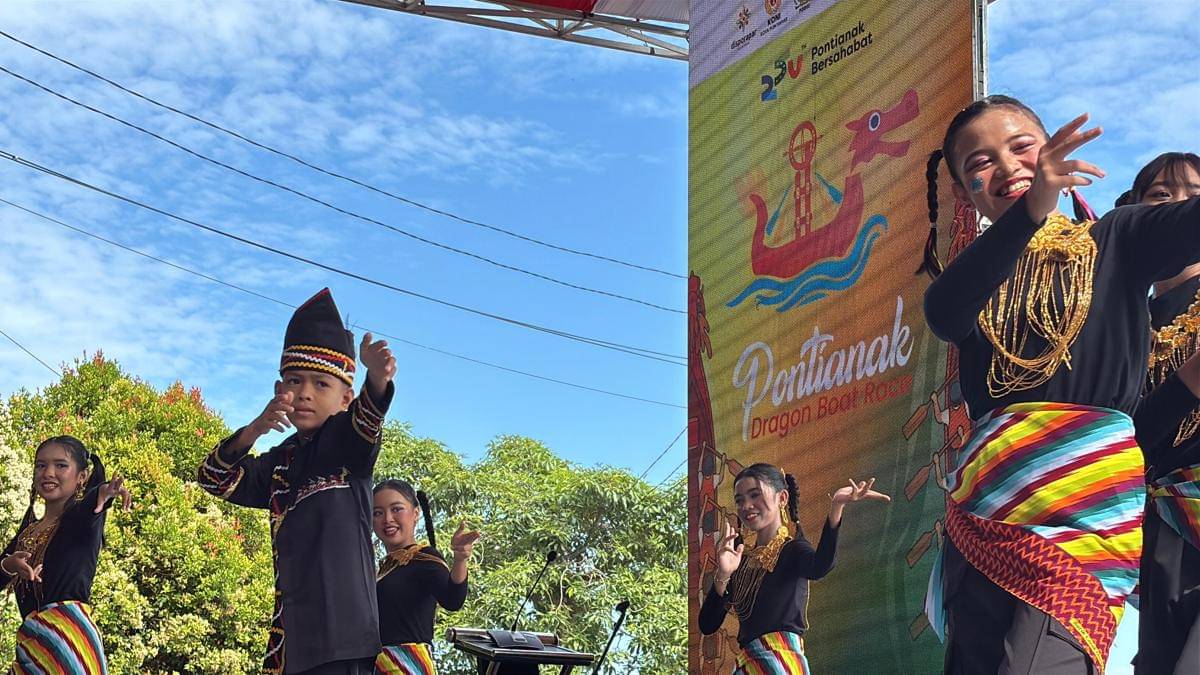 Dikha “Aura Farming” meriahkan event.