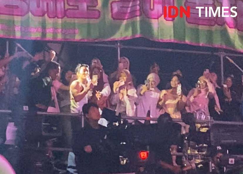 potret konser THE BOYZ di ICE BSD, Tangerang, Banten, Sabtu (8/11/2025) (dok. IDN Times/Rani Asnurida)