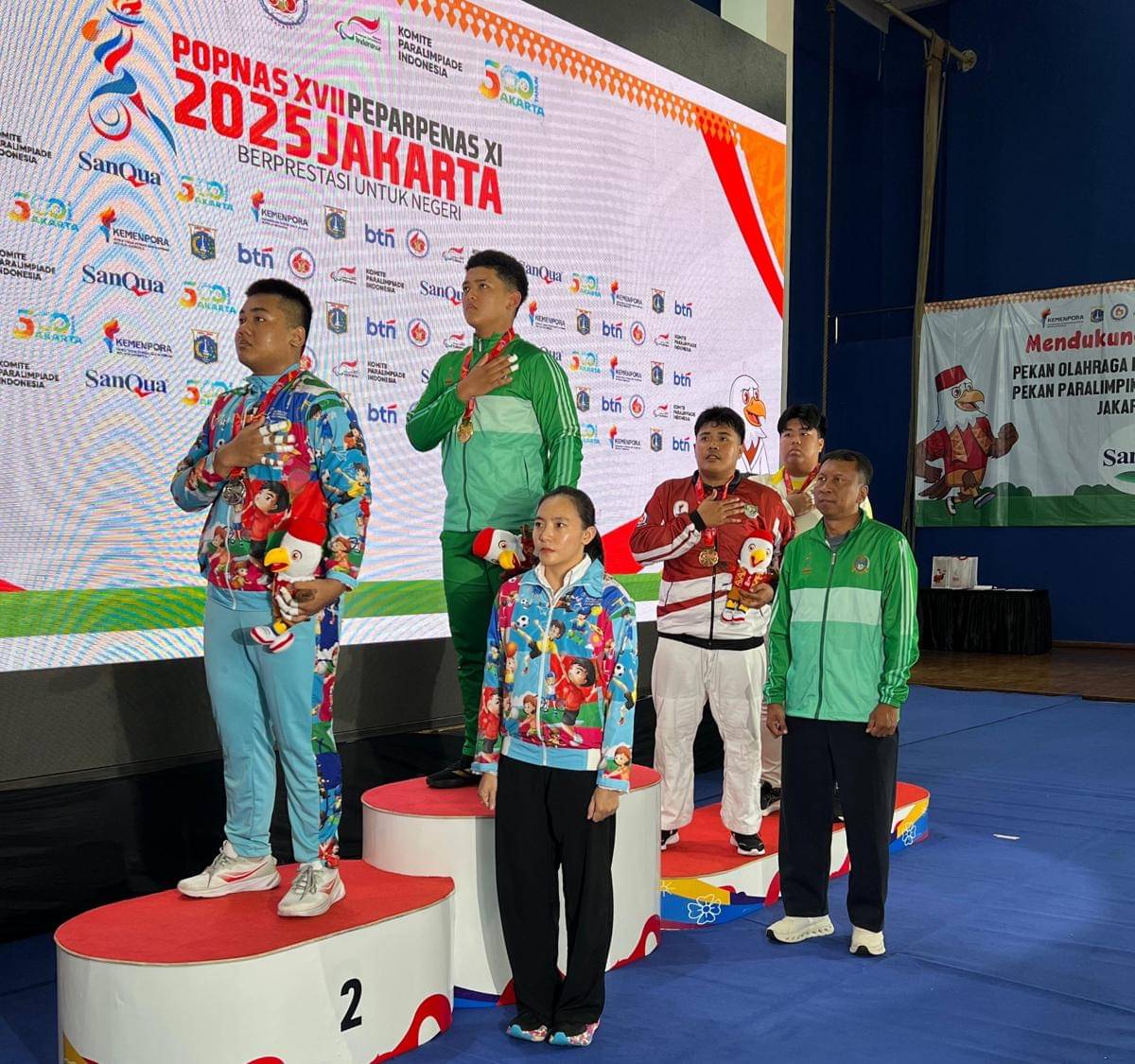 Kontingen judo Sumut di Popnas 2025 (dok.PJSI Sumut)