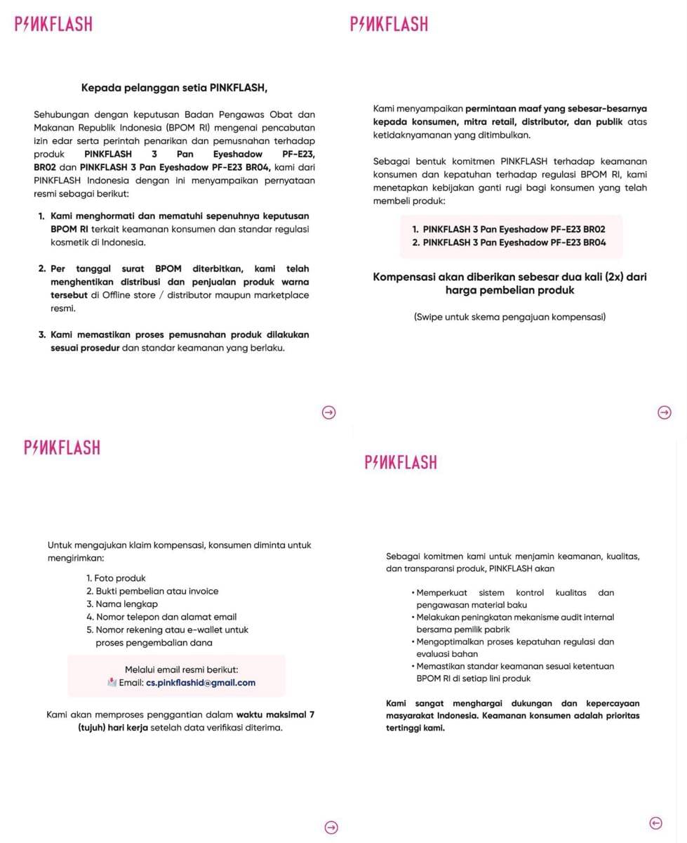 Klarifikasi Pinkflash