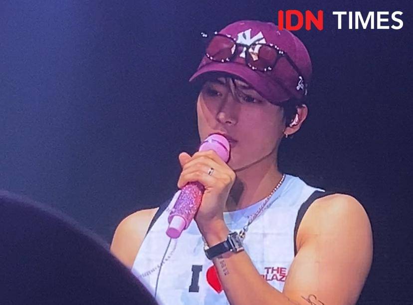 potret konser THE BOYZ di ICE BSD, Tangerang, Banten, Sabtu (8/11/2025) (dok. IDN Times/Rani Asnurida)