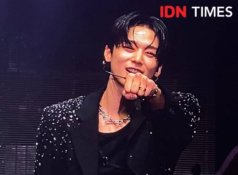 potret konser THE BOYZ di ICE BSD, Tangerang, Banten, Sabtu (8/11/2025)