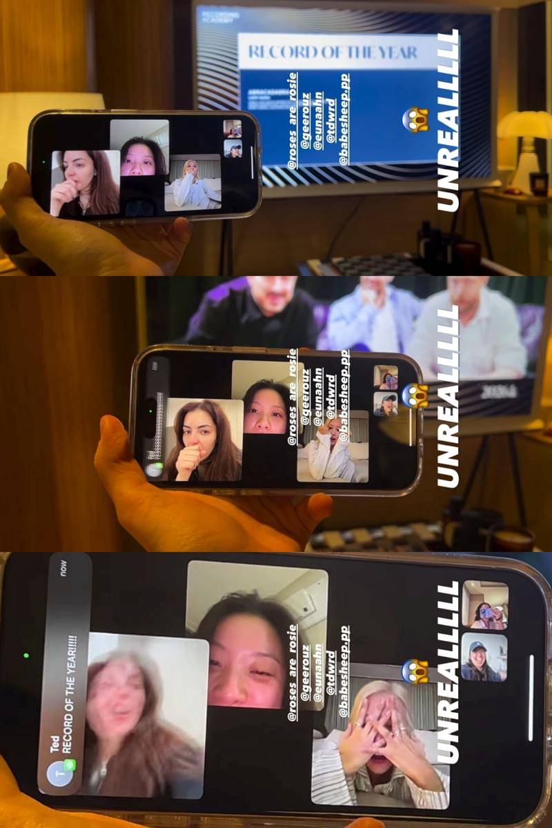 Reaksi Rosé BLACKPINK masuk nominasi Record of the Year Grammy Awards 2026