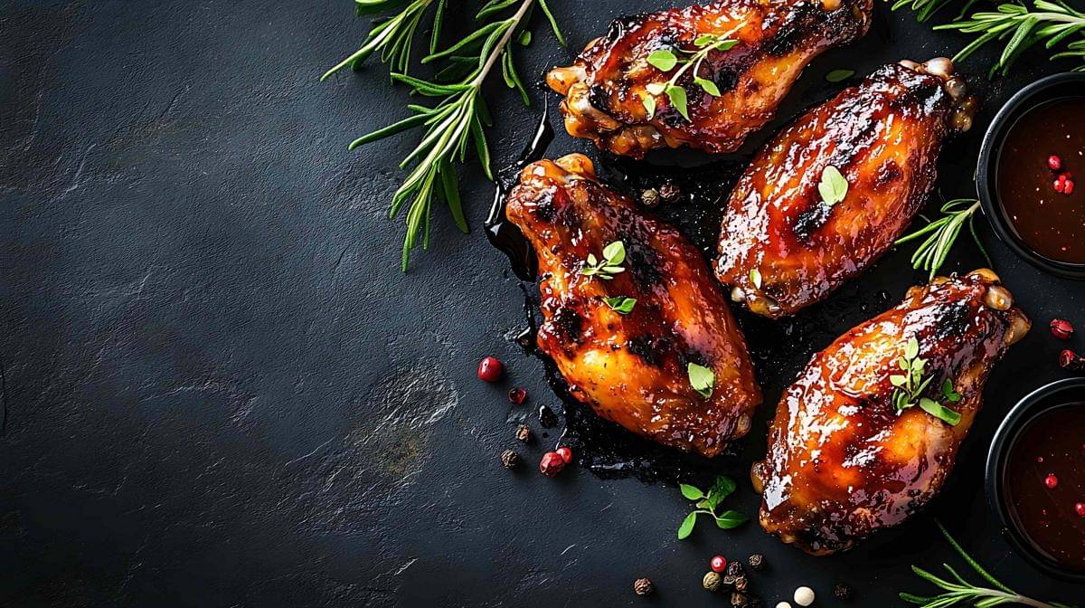 ilustrasi chicken BBQ