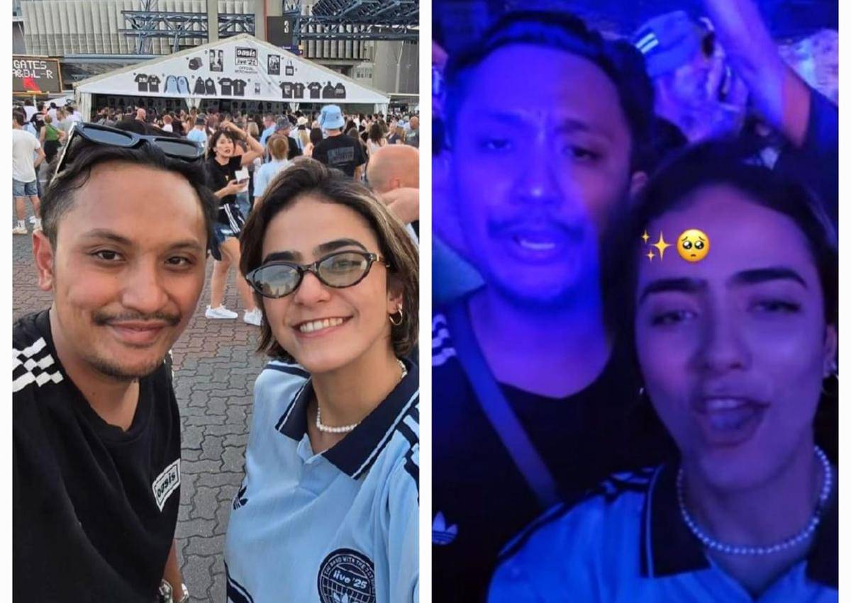 artis tanah air nonton konser Oasis di Australia