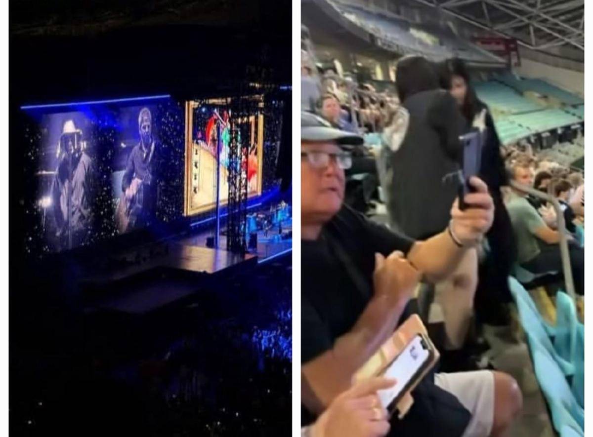 artis tanah air nonton konser Oasis di Australia