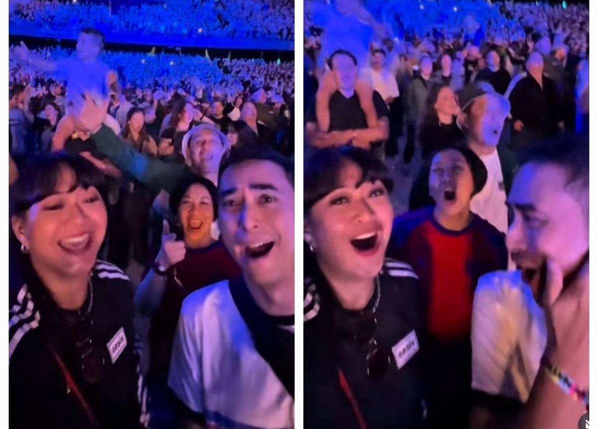 artis tanah air nonton konser Oasis di Australia