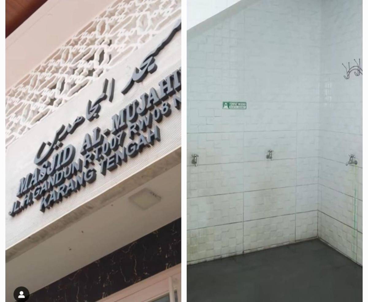 Teuku Wisnu bersihkan masjid bareng Cecep 'Cleaner Masjid'