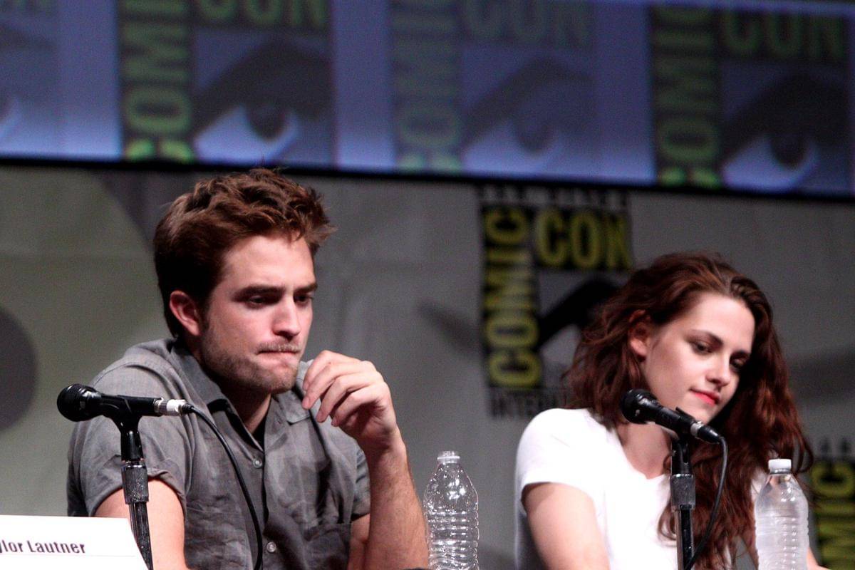 Robert Pattinson dan Kristen Stewart di San Diego Comic-Con International 2012 di San Diego, California