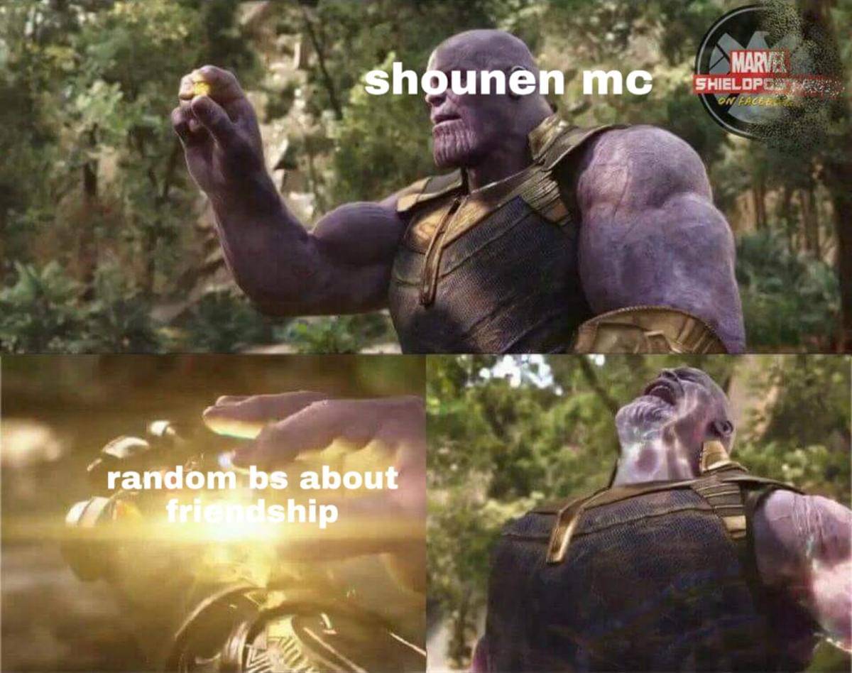 meme anime tentang plot armor