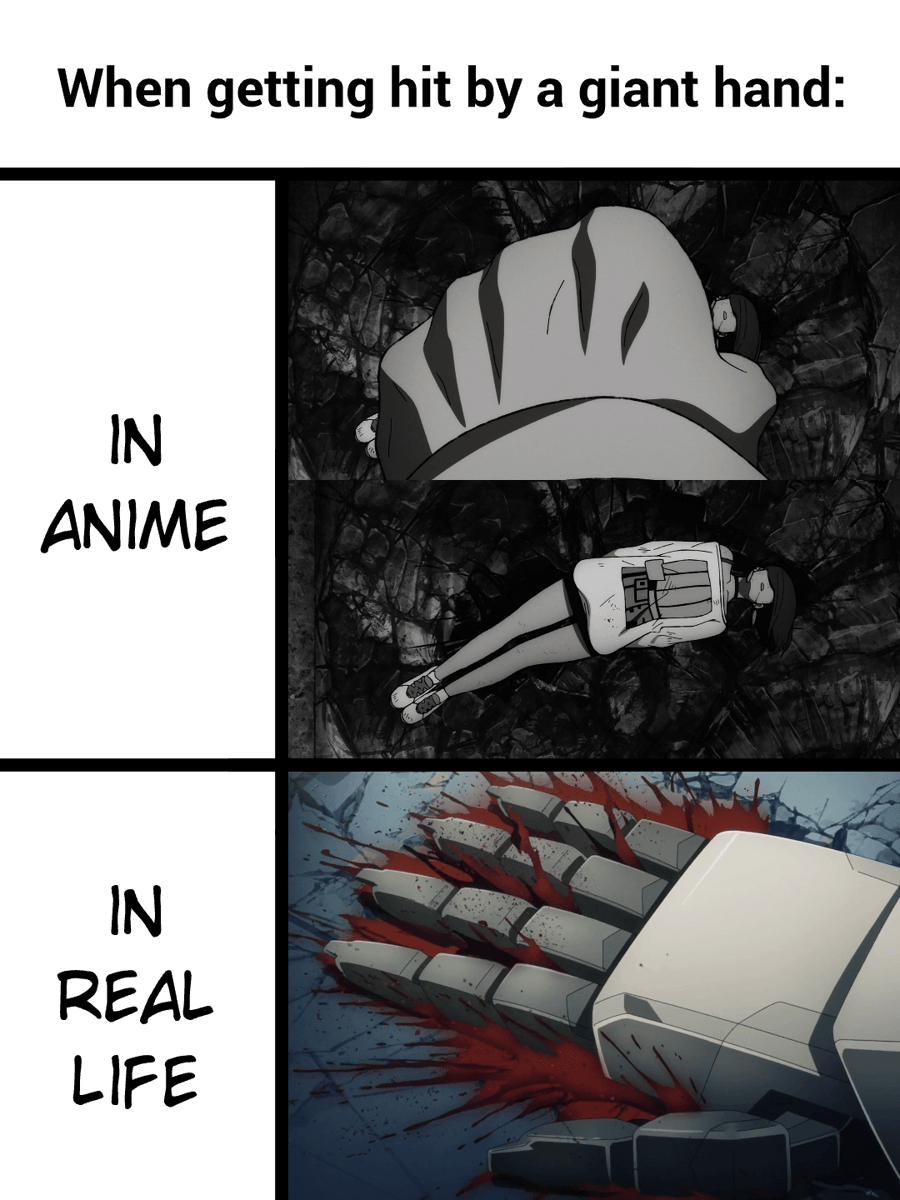 meme anime tentang plot armor