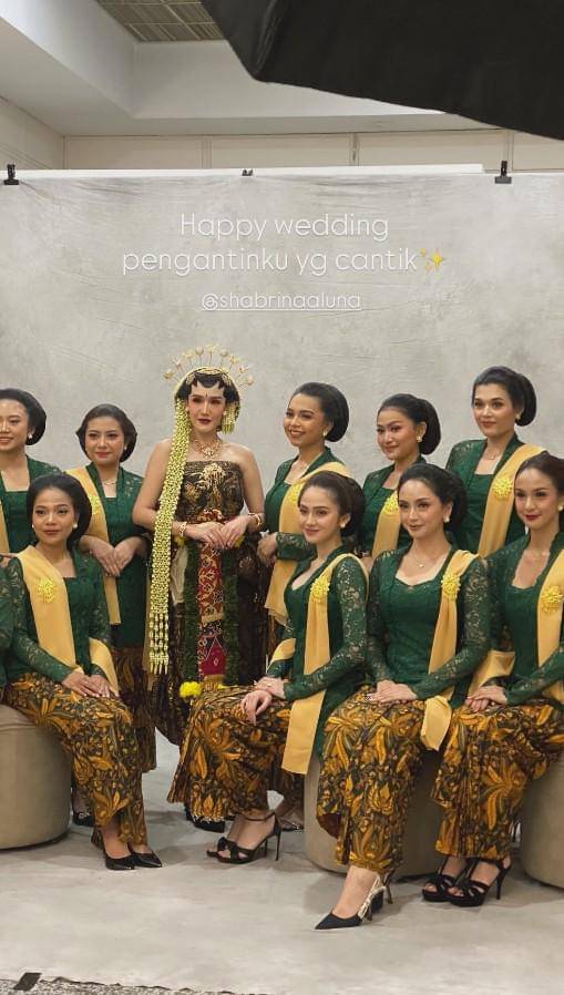 Pernikahan Shabrina Luna dan Axel (instagram.com/shabrinaaluna)