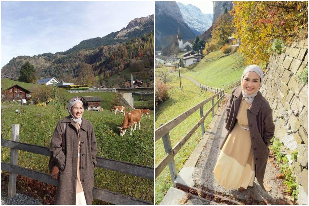 Xaviera Putri ke Desa Lauterbrunnen di Swiss
