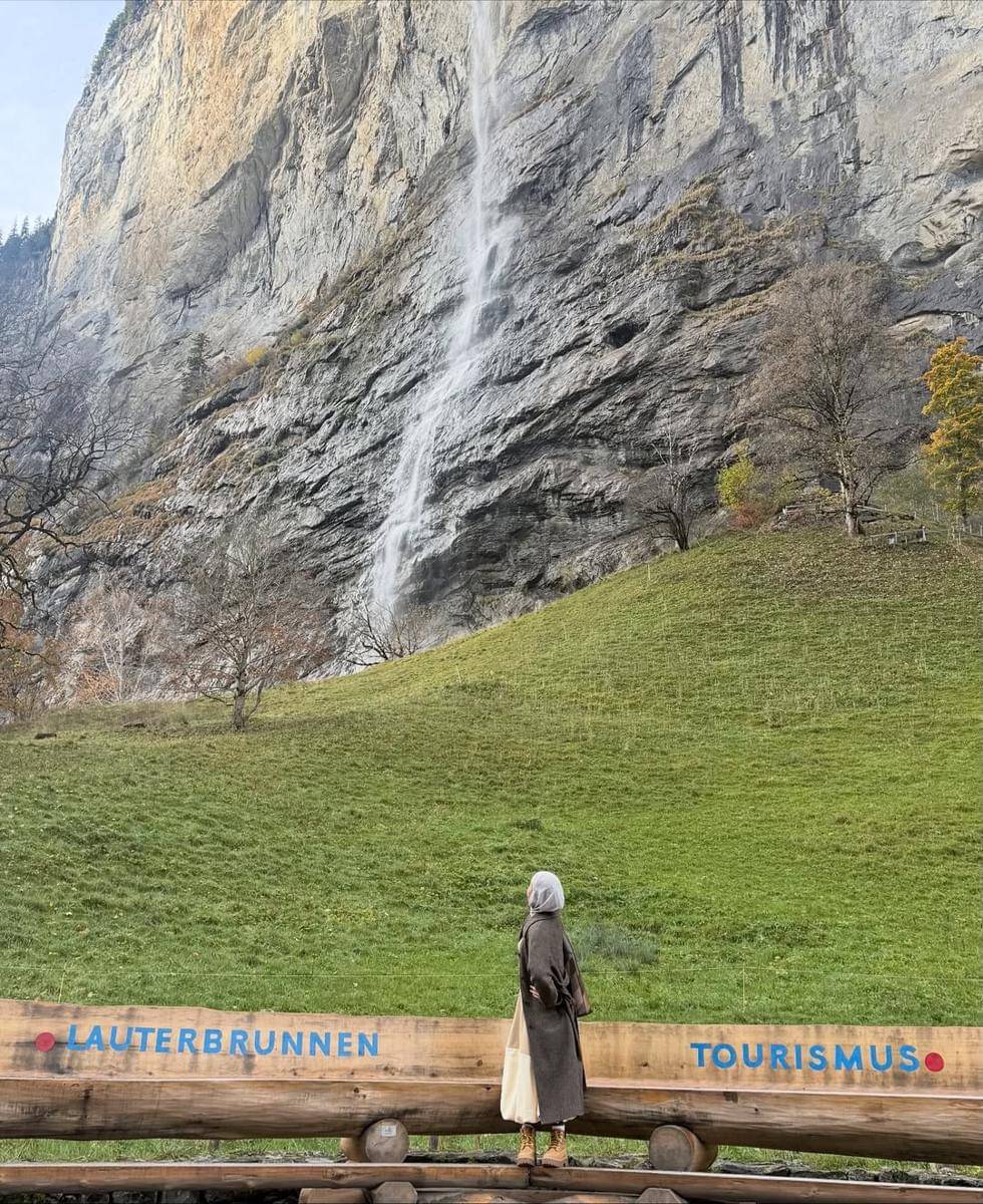 Xaviera Putri ke Desa Lauterbrunnen di Swiss