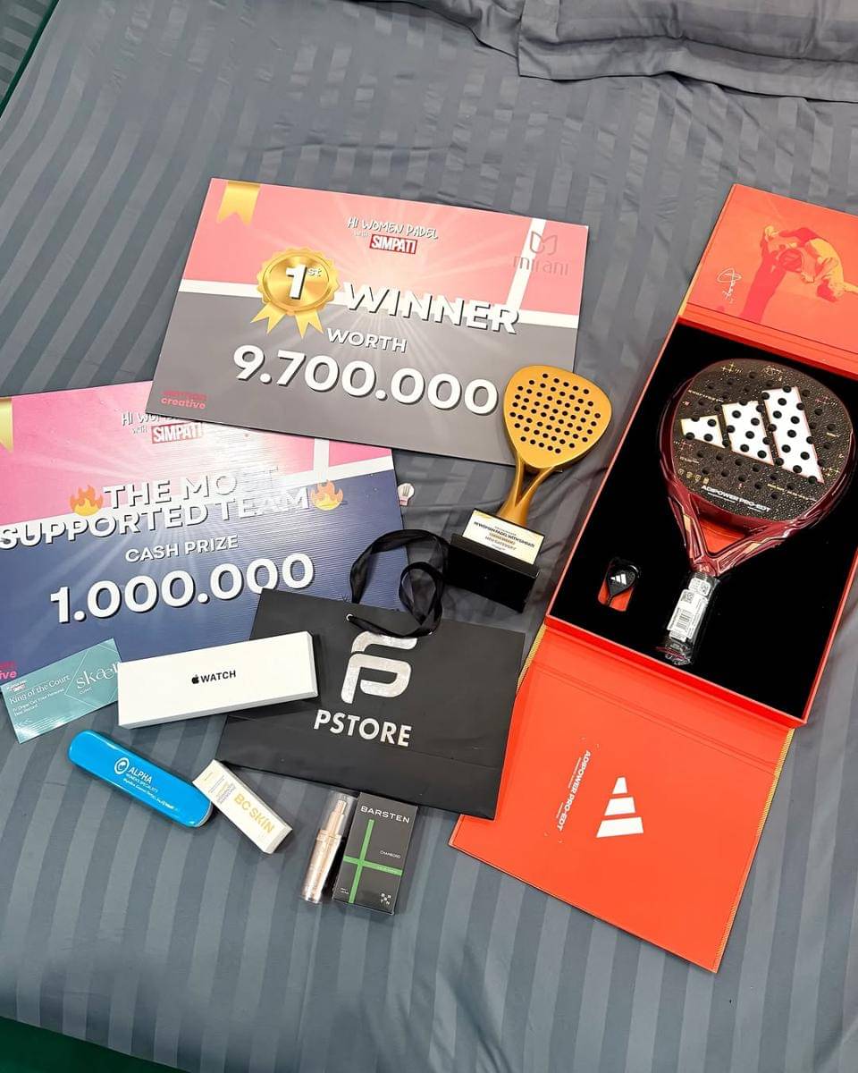 Anisa Rahma dan Dito raih kejuaraan padel