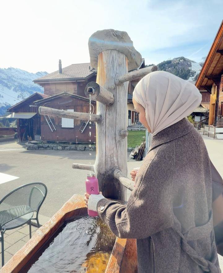 Xaviera Putri ke Desa Lauterbrunnen di Swiss