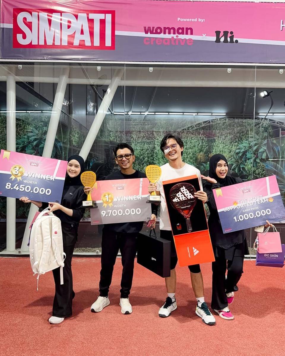 Anisa Rahma dan Dito raih kejuaraan padel