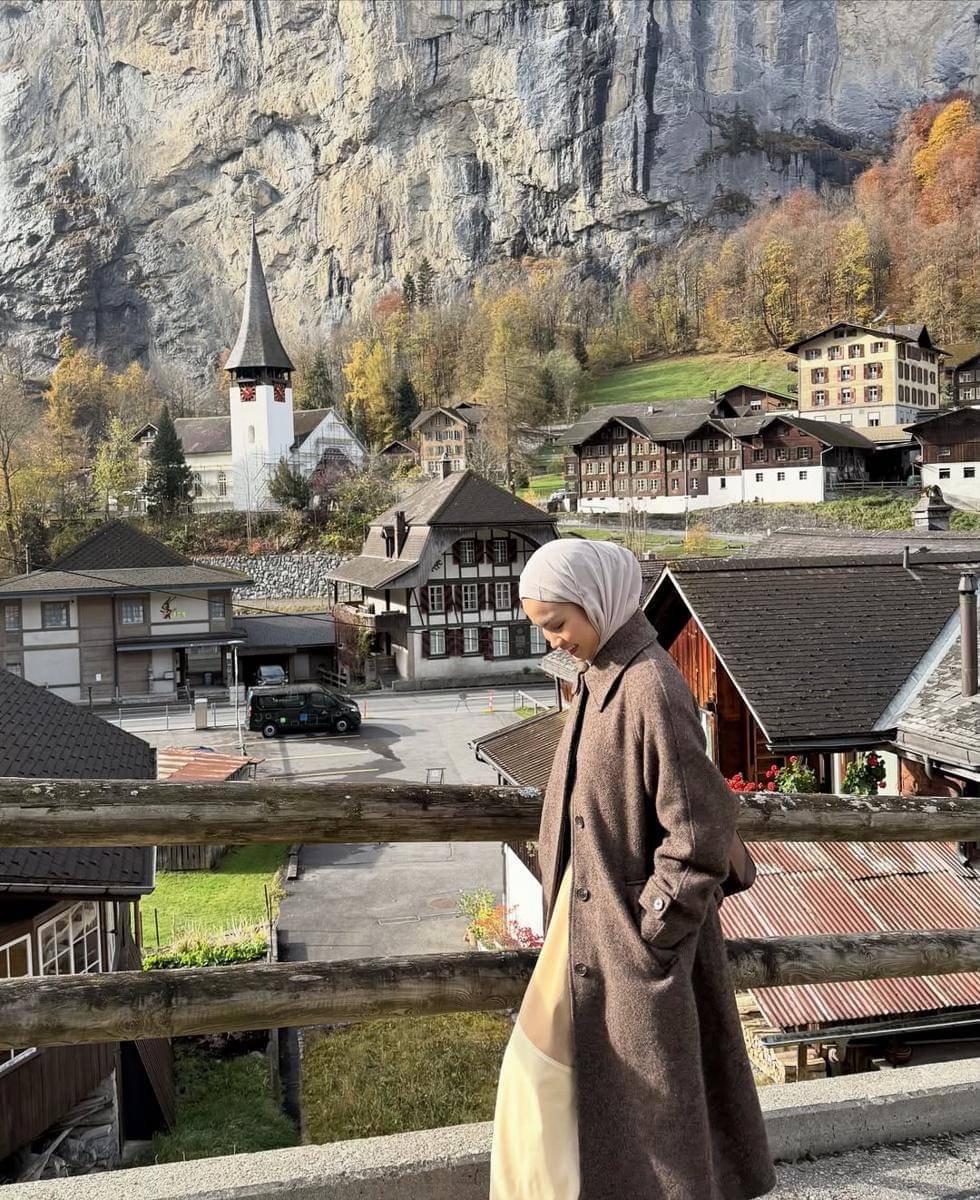 Xaviera Putri ke Desa Lauterbrunnen di Swiss