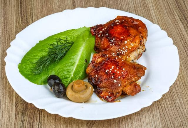 ilustrasi ayam bakar kecap madu