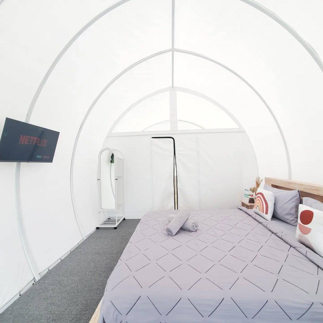 glamping Richland Bali yang nyaman dan lengkap