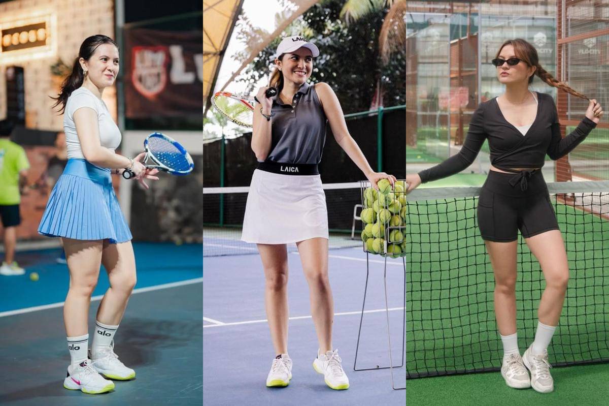 inspirasi outfit olahraga ala Marsha Aruan