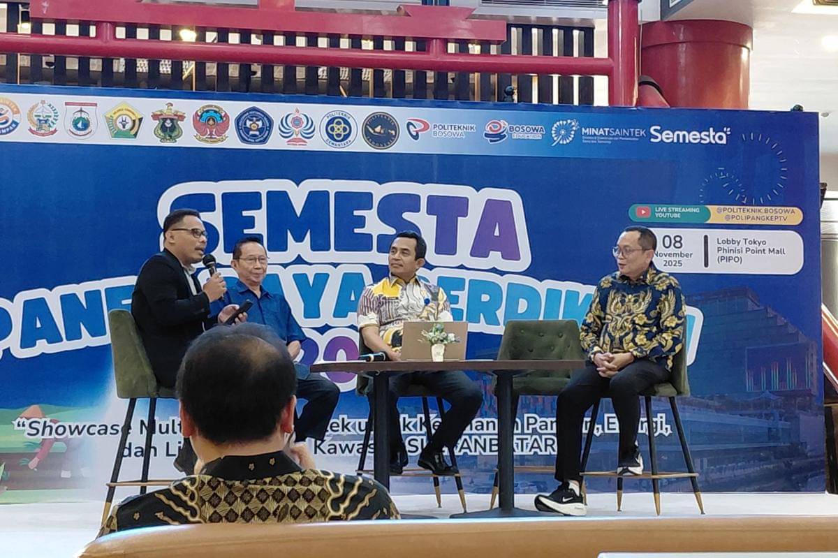 Talkshow pada kegiatan Semesta Panen Raya Berdikari 2025 di Makassar, Sabtu (9/11/2025). (Dok. Istimewa)