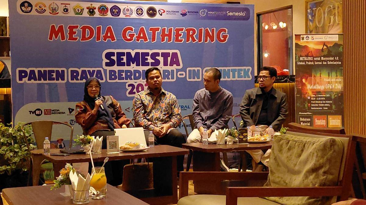 Talkshow pada kegiatan Semesta Panen Raya Berdikari 2025 di Makassar, Sabtu (9/11/2025). (Dok. Istimewa)