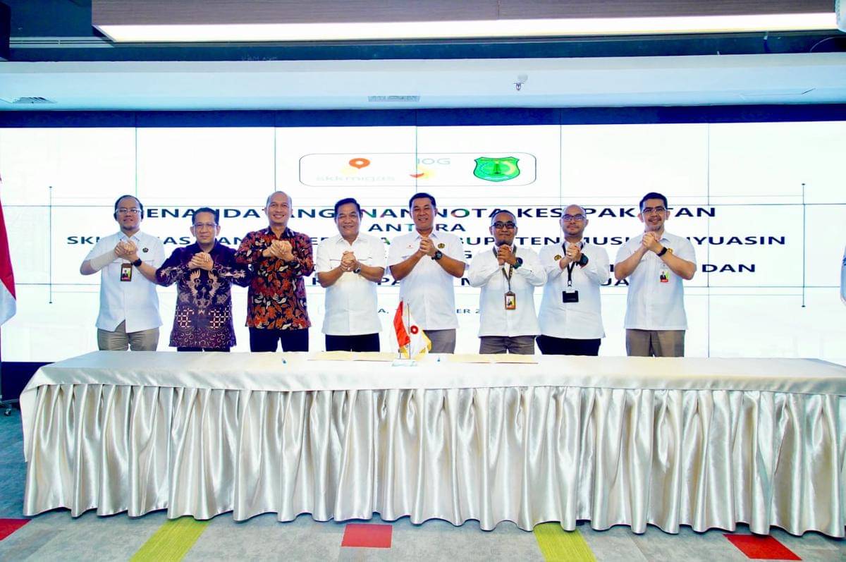 Pemkab Muba resmi menjalin kerja sama strategis dengan Satuan Kerja Khusus Pelaksana Kegiatan Usaha Hulu Minyak dan Gas Bumi (SKK Migas).
