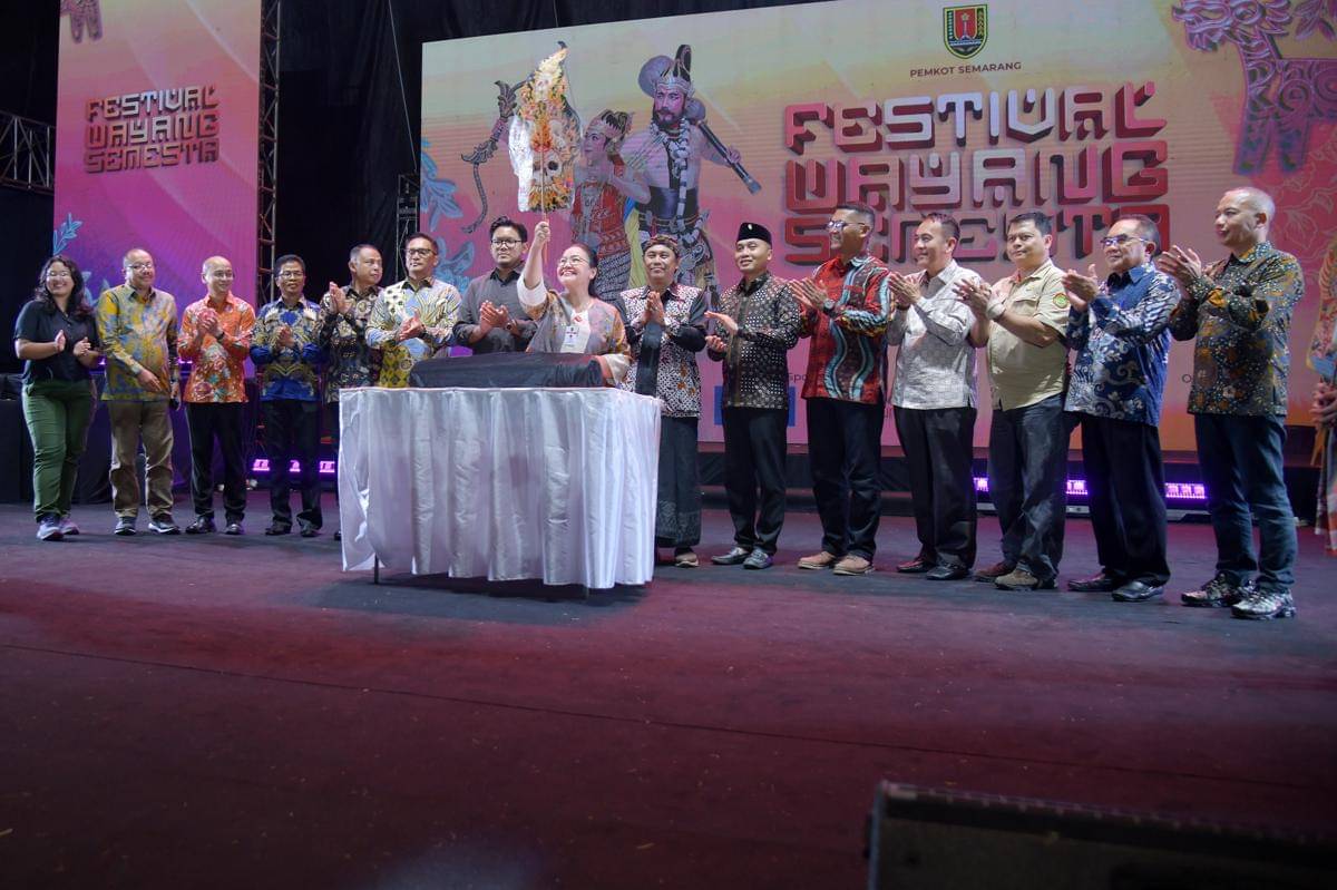 Gelaran perdana Festival Wayang Semesta dalam rangka Hari Wayang Sedunia sukses diselenggarakan di Lapangan Pancasila, Simpang Lima Semarang pada 7-8 November 2025. (dok. Pemkot Semarang)