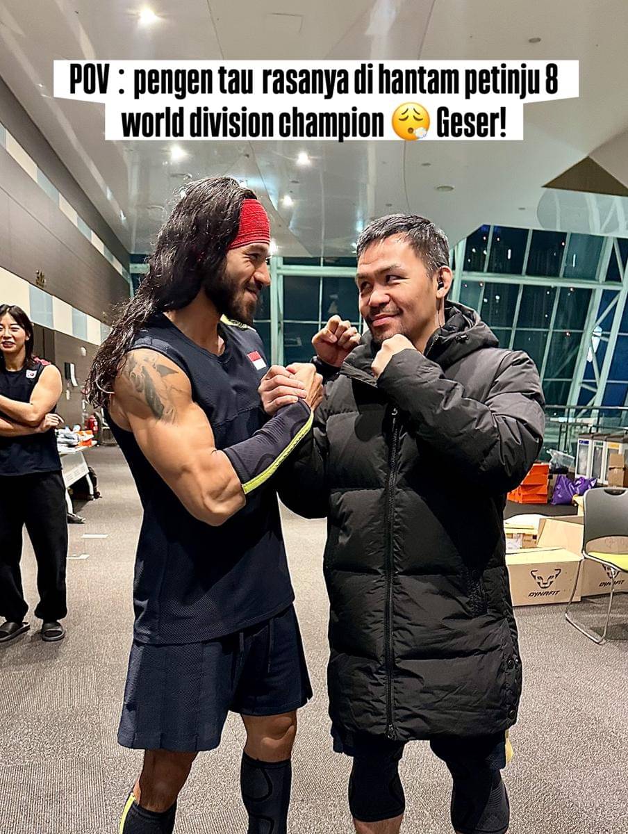 potret akrab tim Indonesia dengan peserta Physical: Asia