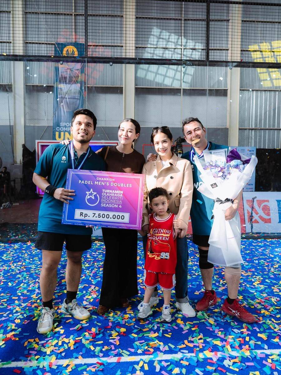 Raffi dan Thariq Halilintar Menang Padel di TOSI (instagram.com/raffinagita1717)