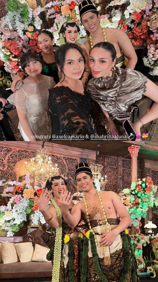 Artis di Pernikahan Shabrina Luna