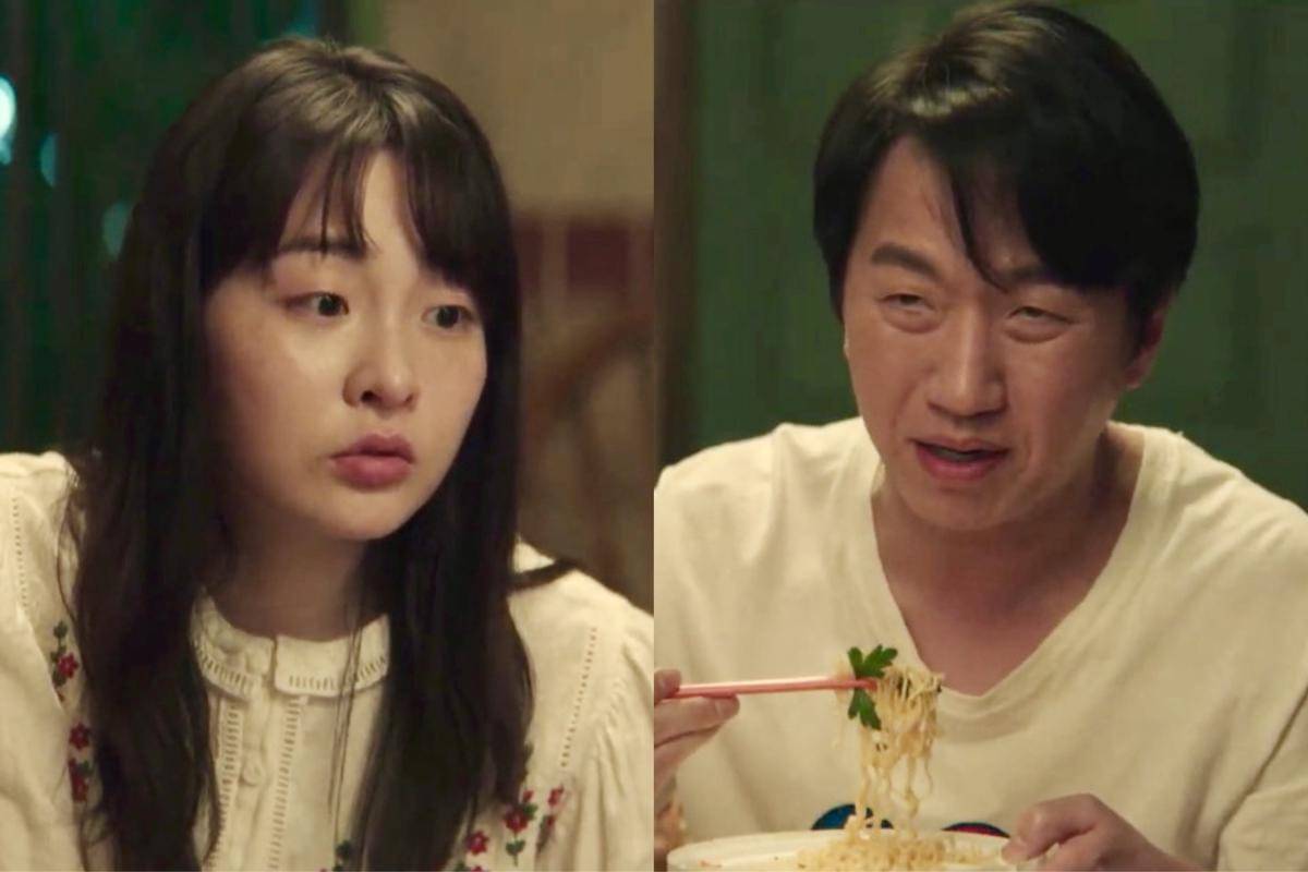 Oh Mi Seon (Kim Min Ha) dan Go Ma Jin (Lee Chang Hoon) dalam drakor Typhoon Family 