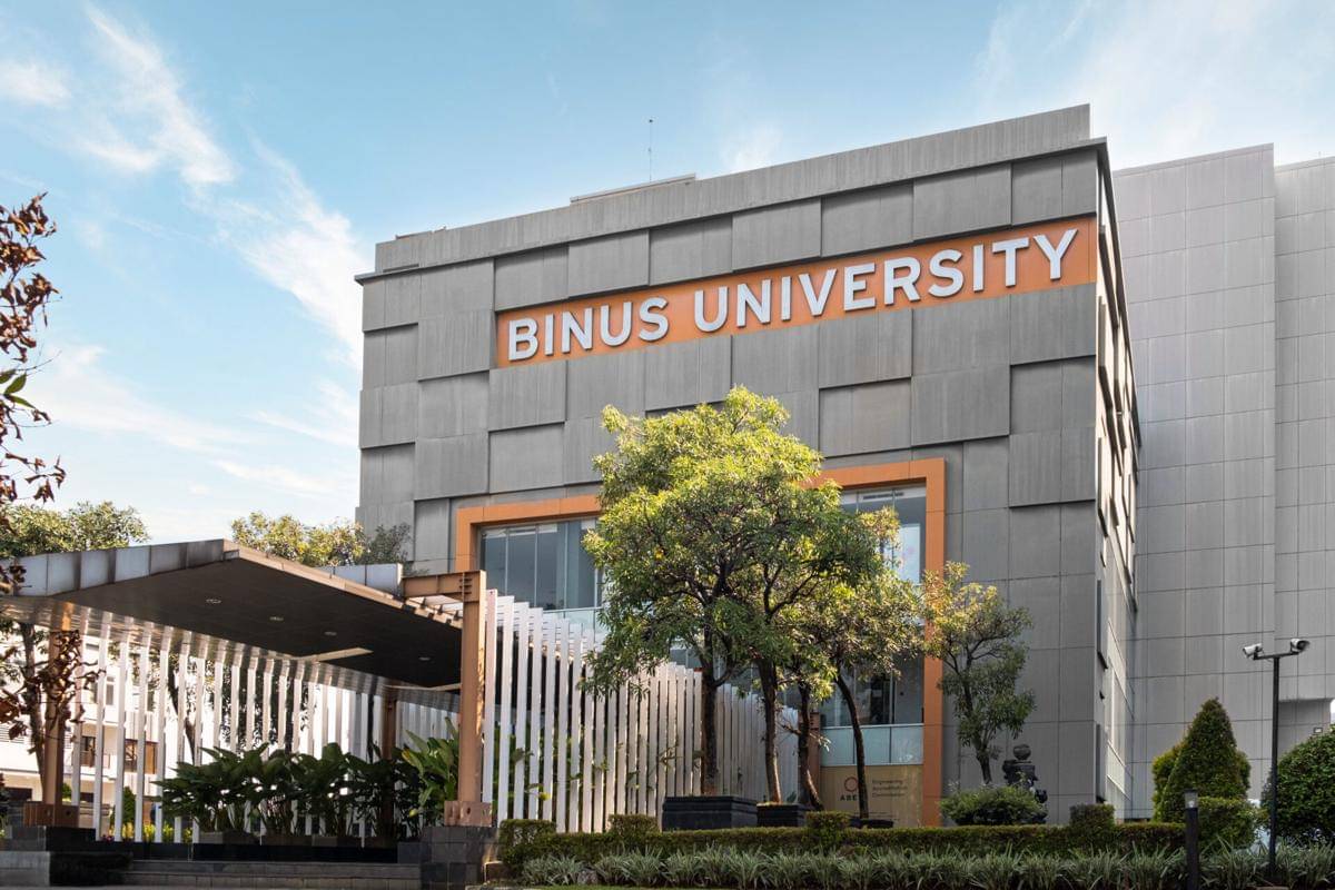 ilustrasi gedung Binus