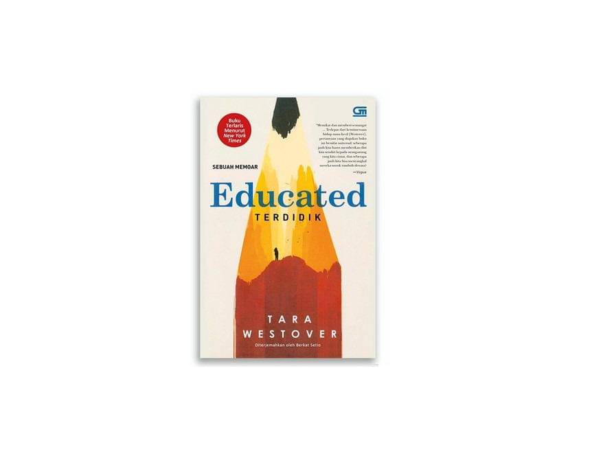 Buku Educated karya Tara Westover (penguin.co.uk)